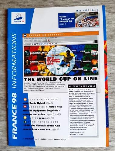 Fifa france informations - fifa, 98