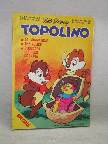 Topolino 1282 del 06 1980 - topolino,