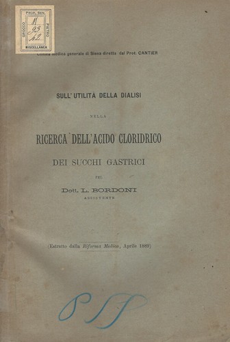 Sull utilità della dialisi - sull'utilità,