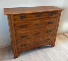 Cassettone comò 900 Epoca Liberty -Cassettiera antiquariato Restaurata- Piemonte