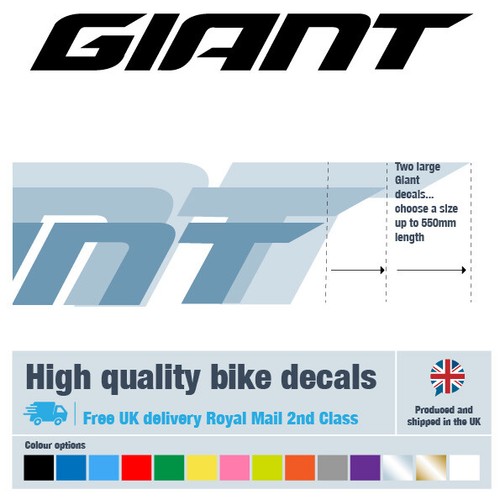 Adesivo bici gigante nuovo