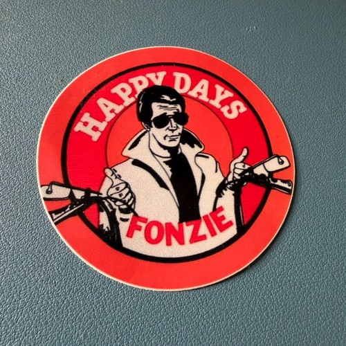 Adesivo stile vintage fonzie - vintage,