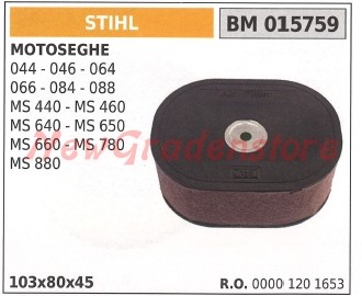 Filtro aria stihl per motosega - per,
