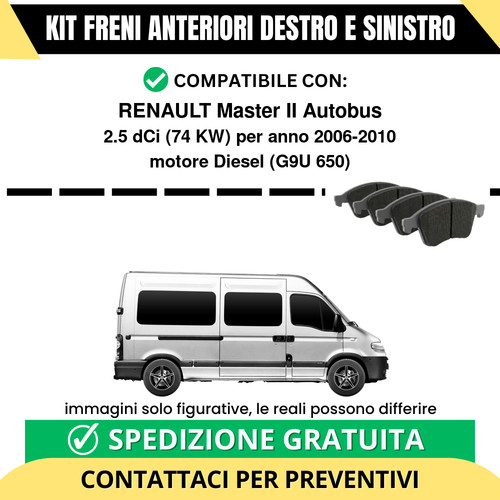 Pastiglie freno anteriori - pastiglie, per