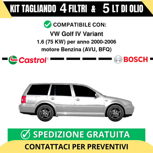Tagliando filtri bosch 5 - tagliando,