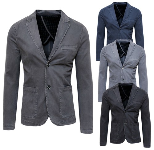 Blazer giacca uomo - giacca, grigio