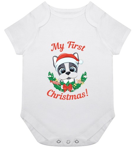 Primo natale cane cucciolo - primo,