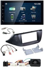 Kenwood 2DIN Bluetooth volante USB DAB autoradio per Kia Ceed dal 2012 nero oh
