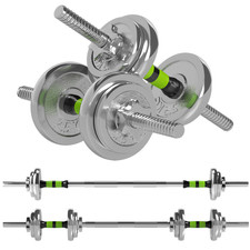 Set bilanciere 20kg acciaio - bilanciere,