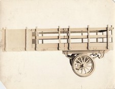 Fruehauf Trailer Company 1919 foto 4 tonnellate semirimorchio modello Detroit MI *P183c