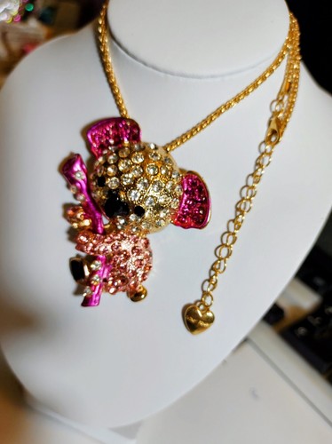 Collana koala rosa caldo