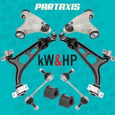 KIT BRACCI AVANTRENO OSCILLANTI ANTERIORI 8 PEZZI PER ALFA ROMEO 147 156 GT