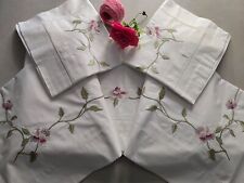 Set completo lenzuola ricamate