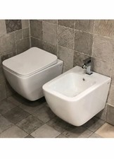 Coppia di sanitari wc e bidet