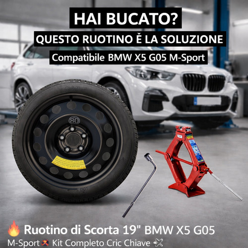 Ruotino scorta bmw x5 - di,