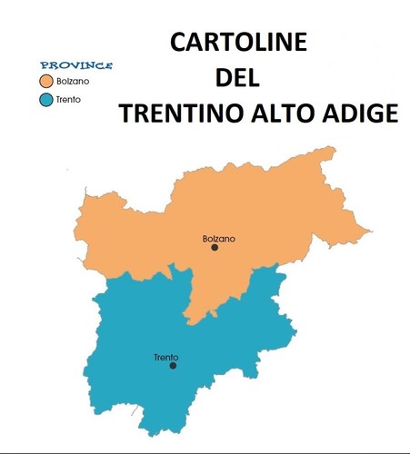 Cartoline del trentino alto - del,