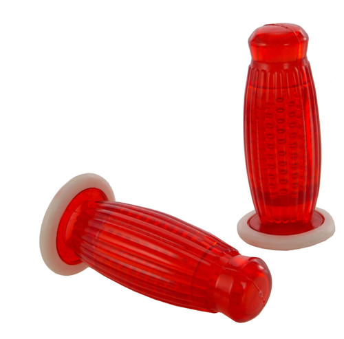 Coppia manopole vintage rosse - manopole,