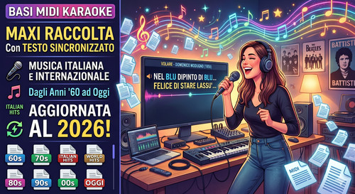 Basi musicali midi karaoke - musicali,