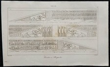1841 - Scale A Persepolis - Incisione Antica - Iran & Persia