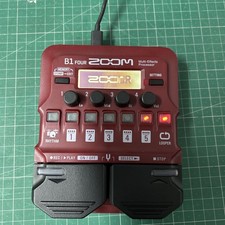 Zoom B1 Four Bass Pedale Multieffetto Ottime Condizioni Vedi Foto, Resettato E Testato