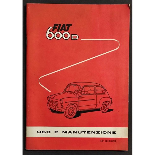 Fiat 600d uso e - -, manutenzione