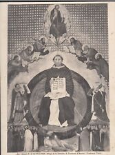 ANTICA FOTOGRAFIA D’EPOCA D’ARTE ALINARI. SAN TOMMASO D’ACQUINO CM 25X19 CIRCA