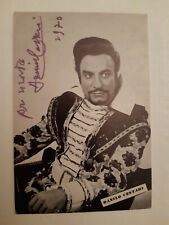 Danilo Cestari tenore Foto Autografo con dedica 1970 