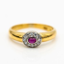 Anello Bicolore 750/18K Oro