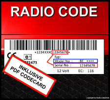 █►CODICE RADIO adatto per
