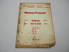 Motore Perkins AD4.203 per Massey Ferguson MF 65 MK II 155 158 165 lista pezzi di ricambio