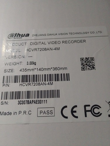 Dvr dahua canali - dvr,