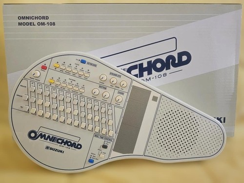 Suzuki 108 white omnichord - suzuki, om-108