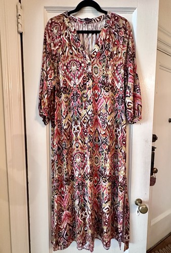 Zara printed cotton maxi - zara,