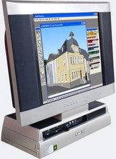 COMPUTER COMPATTO GRAFICA-EDITING VIDEO 17" 43cm TFT 2x3GHz 4GBRAM DVD-RW