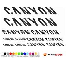 12 Pegatinas Vinilo CANYON Stickers Decals Aufkleber Bici Bike MTB BTT