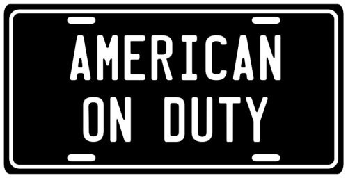 American duty targa in - american, on