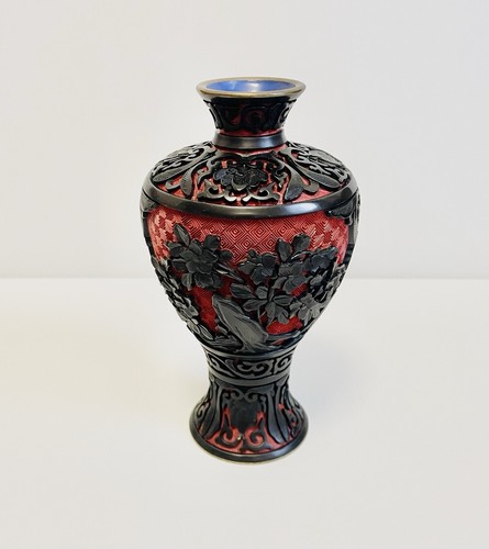 Vaso intagliato lacca di - vaso,