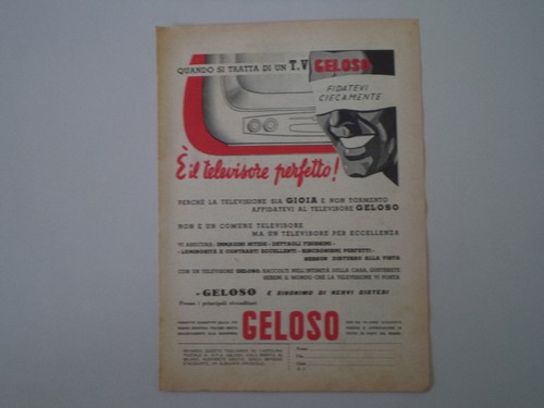 Advertising pubblicità 1956 - pubblicità,