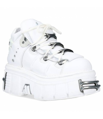 Scarpe bianche unisex pelle - bianche, in