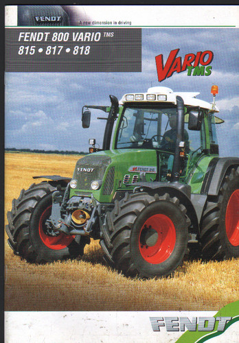 Scheda brochure trattori fendt - scheda,