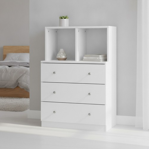 Cassettiera legno bianca - in,