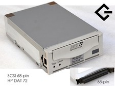 HP DAT-72 SCSI 68-PIN TAPE DRIVE DDS-5 36/72GB BRSLA-DC UNITÀ INTERNA DAT72