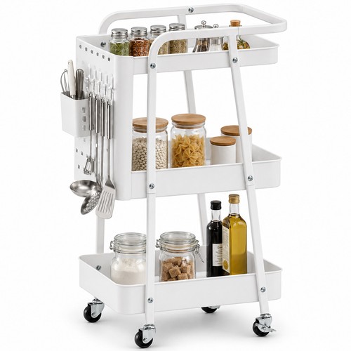 Carrello cucina bianco - carrello, da