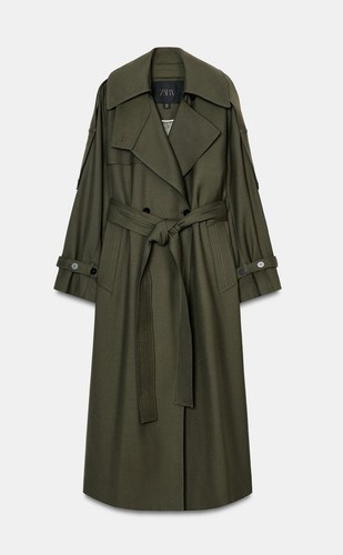 Trench cappotto oversize zara - cappotto,