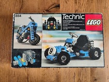 Lego technic vintage 854  -1978- 100% originale + scatola+istruzioni.