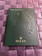 Rolex Datejust 2 Booklet Original Fine Anni 2000 Eng Lingua Inglese 2010