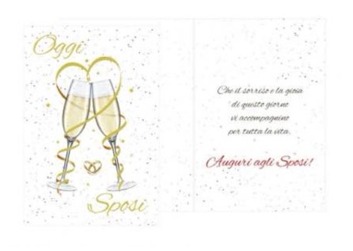 Biglietto auguri matrimonio - di,