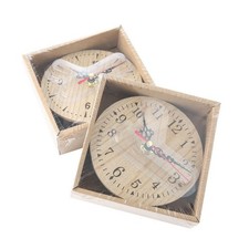 Orologio da parete in legno