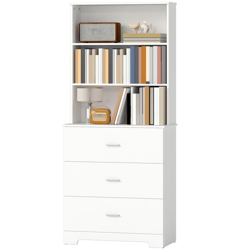 Homcom mobile libreria con - homcom, 3