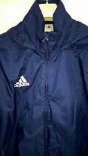 ADIDAS Giubbino Impermeabile uomo Tg M colore Blu elettrico, misure nelle foto -